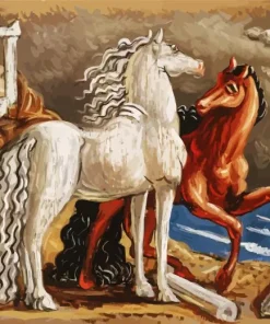 Giorgio De Chirico Horses Diamond Painting