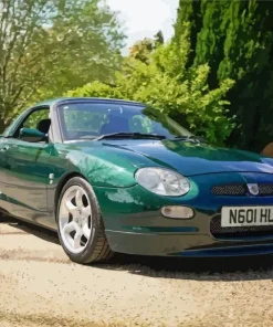 Green Gf Car Diamond Painting