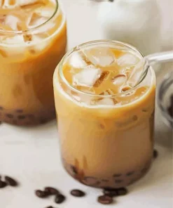 Milk Coffee Latte Diamond Painting