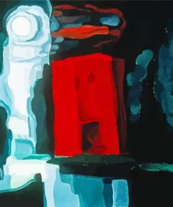 Moon Night Mood By Oscar Bluemner Diamond Painting