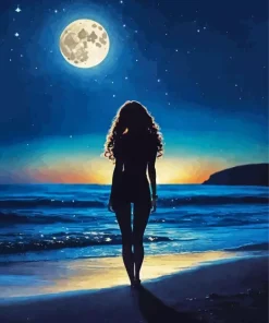 Moon Woman Diamond Painting