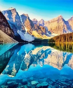 Morning Lake Canada Diamond Painting