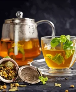 Moroccan Mint Tea Diamond Painting