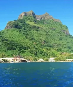 Mount Otemanu Diamond Painting