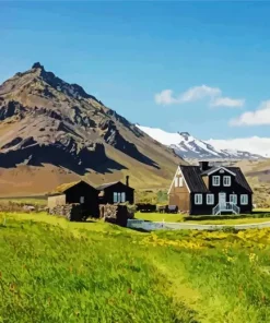 Mountain House Diamond Painting