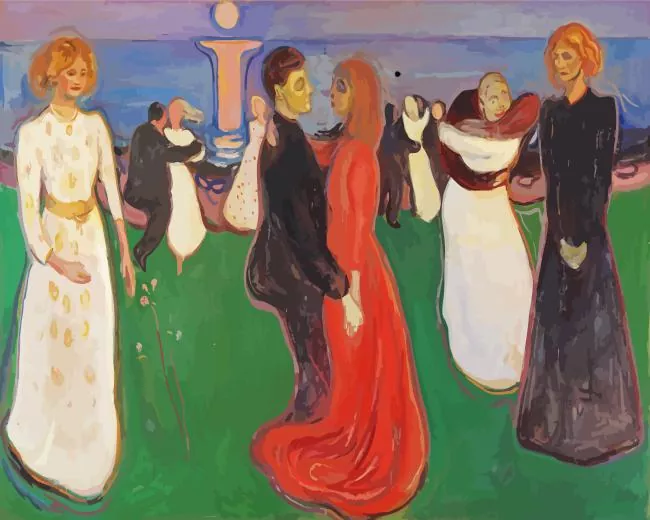 munch the dance of life Diamond By Numbers Munch The Dance Of Life Diamond Painting