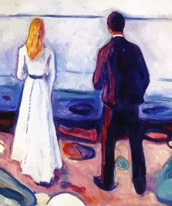 Munch The Lonely Ones Diamond Painting