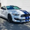 Mustang White And Blue Diamond Painting