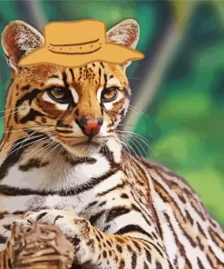 Ocelot Wild Cat Diamond Painting