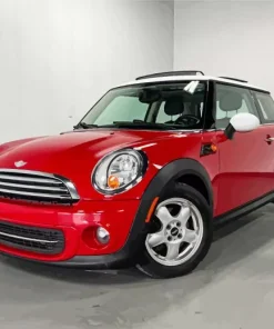 Red Mini Cooper Diamond Painting