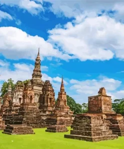 Sukhothai Historical Park Diamond Painting