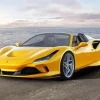 Yellow Ferrari Car Diamond Painting