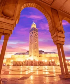 Casablanca Mosque Morocco Diamond Painting
