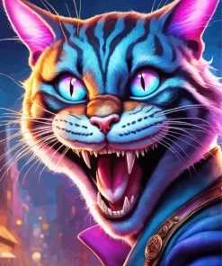 Cat Smiling Art Diamond Painting