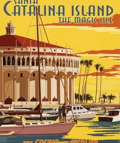 Catalina Island Poster Diamond Painting