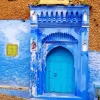 Chefchaouen Blue Door Diamond Painting