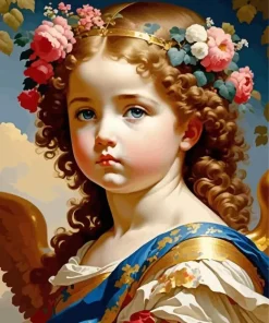 Cherub Girl Diamond Painting