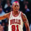 Dennis Rodman Chicago Bulls Diamond Painting