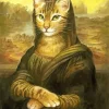 Mona Lisa Cat Art Diamond Painting