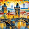 Prague Charles Bridge Art Diamond Painting