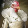 Queen Chicken Dressed Up Art Diamond Painting