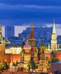Russia The Moscow Kremlin Diamond Painting