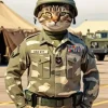 US Military Cat Diamond Painting