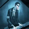 Aesthetic Sad Musician Art Diamond Painting