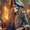 Aesthetic Scary Pirate Art Diamond Painting