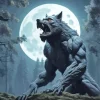 Aesthetic Scary Werewolf Art Diamond Painting