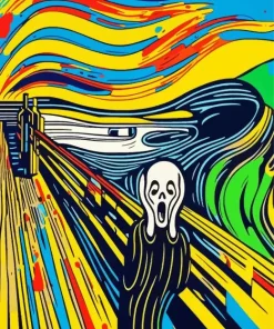 Aesthetic Scream Pop Art Diamond Painting