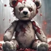 Aesthetic Scary Bear Teddy Diamond Painting