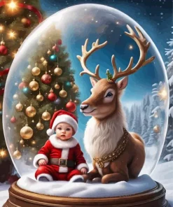 Baby Santa Diamond Painting