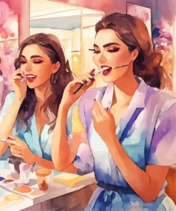 Beauty Salon Illustration Diamond Painting