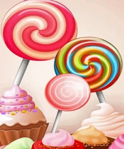 Candy Lollipop Diamond Painting