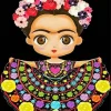 Cartoon Frida Kahlo Diamond Painting