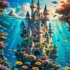 Castle Under The Sea Diamond Painting