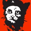 Che Guevara Cat Art Diamond Painting