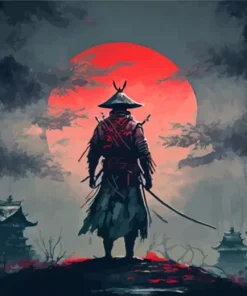 Cool Samurai Art Diamond Painting