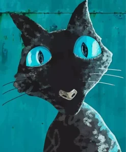 Coraline Cat Diamond Painting