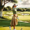Golfer Lady Diamond Painting