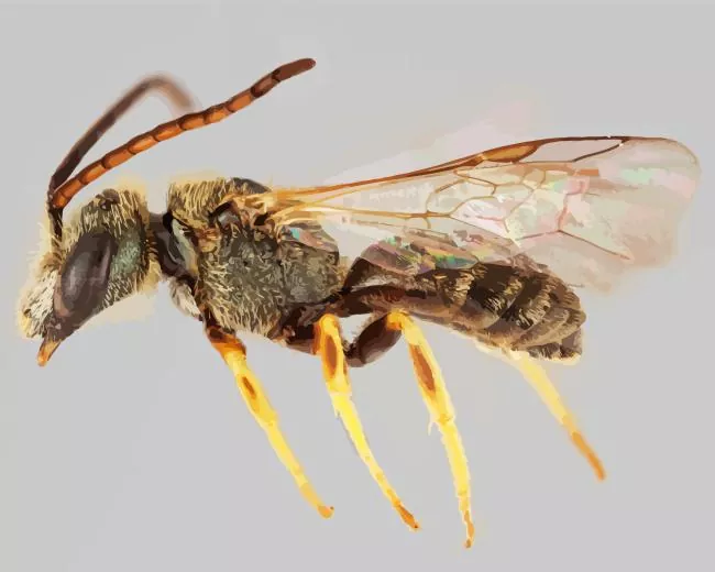 legged furrow bee Diamond Paintings Legged Furrow Bee Diamond Painting