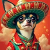 Mexican Chihuahua Diamond Painting