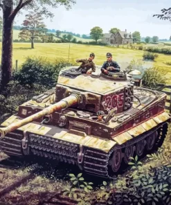 Nazi Tiger Tank Diamond Painting