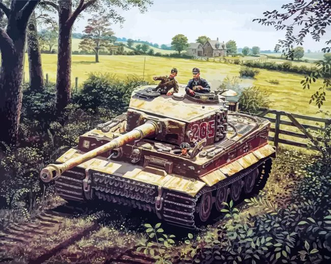 nazi tiger tank Diamond Paintings Nazi Tiger Tank Diamond Painting