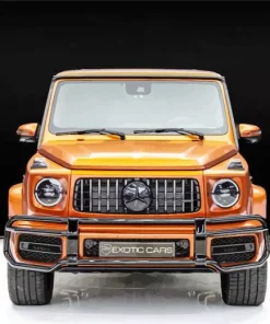 Orange Mercedes G63 Diamond Painting