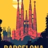 Sagrada Familia Retro Diamond Painting