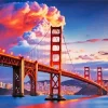 San Francisco Bridge Art Diamond Painting