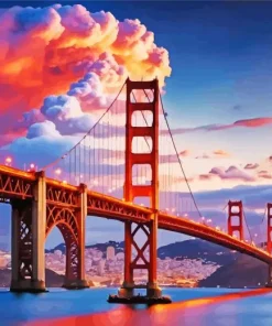 San Francisco Bridge Art Diamond Painting