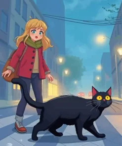 Scared Lady Art Diamond Painting